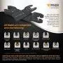 Quick Release Oscillating Saw Blades - 10 Piece Tool Set | Universal Fit Bi-Metal Blade for Cutting Wood Metal | Multitool Blades for Fein Multimaster, Dewalt, Makita, Milwaukee, Rockwell, Dremel Quick Release Oscillating Saw Blades - 10 Piece Tool Set | Universal Fit Bi-Metal Blade for Cutting Wood Metal | Multitool Blades for Fein Multimaster, Dewalt, Makita, Milwaukee, Rockwell, Dremel