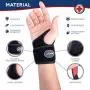 Doctor Developed Premium Copper Lined Wrist Support / Wrist Strap / Wrist Brace / Hand Support [Single] & Doctor Written Handbook— Suitable for both right and left hands