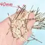 Waltz&F 40mm Chandelier Connectors Clips Pins for Fastening Crystals Parts, Chandelier Replacements 100pcs Waltz&F 40mm Chandelier Connectors Clips Pins for Fastening Crystals Parts, Chandelier Replacements 100pcs