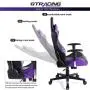 Gtracing Gaming Chair Racing Office Computer Ergonomic Video Game Chair Backrest and Seat Height Adjustable Swivel Recliner with Headrest and Lumbar Pillow Esports Chair,Purple