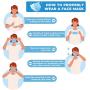Adult Disposable Face Masks 50 Pack, 3 Ply Face Masks with Metal Nose Wire Breathable Comfortable Face Masks for Women Mouth Cover, Winter Safety Mask Wholesale for Outdoor Office School Supplies