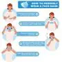 Adult Disposable Face Masks 50 Pack, 3 Ply Face Masks with Metal Nose Wire Breathable Comfortable Face Masks for Women Mouth Cover, Winter Safety Mask Wholesale for Outdoor Office School Supplies