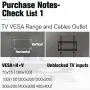 Mounting Dream TV Wall Mounts Tilting Bracket for 26-55 Inch LED, LCD TVs up to VESA 400 x 400mm and 88 LBS Loading Capacity, TV Mount with Unique Strap Design for Easily Lock and Release MD2268-MK