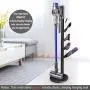 XIGOO Storage Stand Holder Compatible with Dyson V11 V10 V8 V7 V6 Cordless Vacuum Cleaners and Accessary, Floor Docking Station Metal Organizer Bracket with 5 Hooks, Black XIGOO Storage Stand Holder Compatible with Dyson V11 V10 V8 V7 V6 Cordless Vacuum Cleaners and Accessary, Floor Docking Station Metal Organizer Bracket with 5 Hooks, Black