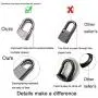 Zpsolution Zipper Pull Tab Replacement Metal Zipper Handle Mend Fixer for Suitcases Luggage Jacket Backpacks Coat Boots