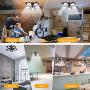 2-Pack 160W LED Garage Light, Super Bright 16000LM Garage Lights with Motion Switch, 6000K Easy-Installation LED Ceiling Lights with 5 Adjustable Panels, Ideal Bay Lights for Garage Basement Warehouse 2-Pack 160W LED Garage Light, Super Bright 16000LM Garage Lights with Motion Switch, 6000K Easy-Installation LED Ceiling Lights with 5 Adjustable Panels, Ideal Bay Lights for Garage Basement Warehouse