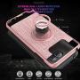 Note 5 case Galaxy Note 5 Case with HD Screen Protector,Ymhxcy 360 Degree Rotating Ring & Bracket Rubber Dual Layer Shock Bumper Resistant Back Cover for Samsung Galaxy Note 5-ZH Rose Gold