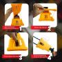 Chainsaw Sharpener Value KIT | Powersharp Chain Saw Blade sharpeners + Electric Drill Bit Files + Sharpening Stone file Grinder parts kit. Sthil, Dewalt.
