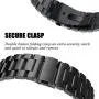 VIGOSS Metal Strap Compatible with Fitbit Versa Bands/Versa 2 Band Men Black Solid Stainless Steel Versa Special Edition Bracelet Replacement for Fitbit Versa/Lite Edition/Versa 2 Smartwatch