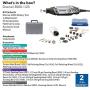 Dremel 3000-1/25 Variable Speed Rotary Tool Kit- 1 Attachment and 25 Accessories- Grinder, Mini Sander, Polisher, Router, and Engraver- Perfect for Routing, Metal Cutting, Wood Carving, and Polishing