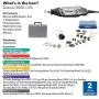 Dremel 3000-1/25 Variable Speed Rotary Tool Kit- 1 Attachment and 25 Accessories- Grinder, Mini Sander, Polisher, Router, and Engraver- Perfect for Routing, Metal Cutting, Wood Carving, and Polishing Dremel 3000-1/25 Variable Speed Rotary Tool Kit- 1 Attachment and 25 Accessories- Grinder, Mini Sander, Polisher, Router, and Engraver- Perfect for Routing, Metal Cutting, Wood Carving, and Polishing