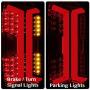 AJP Distributors Replacement Upgrade Rear Brake Stop LED Driving Tail Lights Lamp Driver Passenger Brake Assembly LH RH Set Compatible For Tacoma Pickup Truck 2016 2017 2018 2019 2020 16 17 18 19 20