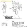 All Metal MK8 Extruder, MYSWEETY 3D Printer Extruders Hotend Kit with 0.2/0.3/0.4/0.5mm Nozzle Print Head for MakerBot Prusa i3 Reprap 3D Printer 1.75mm Filament Supported