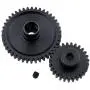 Hobbypark Metal Diff Differential Main Gear 42T & Motor Pinion Gear 27T Set for WLtoys A959-B A969-B A979-B K929-B 1/18 Scale RC Car Upgrade Parts (Black) Hobbypark Metal Diff Differential Main Gear 42T & Motor Pinion Gear 27T Set for WLtoys A959-B A969-B A979-B K929-B 1/18 Scale RC Car Upgrade Parts (Black)