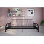 DHP Aiden Metal Futon Frame, Black