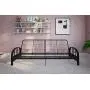 DHP Aiden Metal Futon Frame, Black DHP Aiden Metal Futon Frame, Black