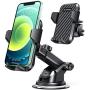 VANMASS Universal Car Phone Mount,【Patent & Safety Certs】Upgraded Handsfree Stand, Dash Windshield Air Vent Phone Holder for Car, Compatible iPhone 11 Pro Xs Max XR X 8 7 6, Galaxy s20 Note 10 9 Plus