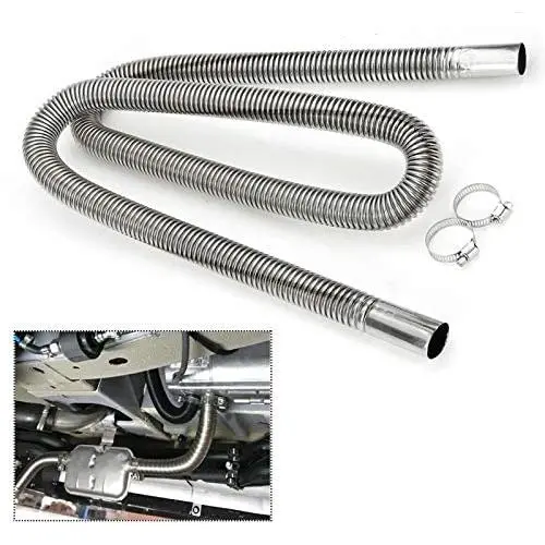 1 inch Stainless Steel Exhaust Pipe Parking Air Heater Fuel Tank Diesel Gas Vent Hose 1 inch Stainless Steel Exhaust Pipe Parking Air Heater Fuel Tank Diesel Gas Vent Hose