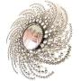 Decorative Starburst Mirror,Metal Wall Mirror,Wall Hanging Mirror in Sunburst Shape (Circle)