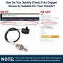 Nifeida 234-4078 Oxygen Sensor Upstream Downstream 13138 O2 Sensor Auto Parts Replacement for Jeep Wrangler Cherokee, Chrysler, Dodge, Plymouth 94 95 96 97 98 99 00 2001 2002 2003 2004 OE# 4606133AC