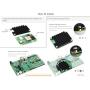 Aluminum Alloy Heatsink Compatible with Raspberry Pi Compute Module 4 CM4 Motherboard CM4,Corrosion/Oxidation Resisting, Better Heat Dissipation