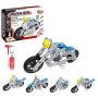 Alloy Motorcycle Building Block Toys, Creative Metal, Simulation Construction Toys Sets STEM Learning Toys, Best Gifts for Boys and Girls.