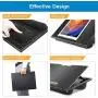 Adjustable Lap Desk - with 8 Adjustable Angles & Dual Cushions Laptop Stand for Car Laptop Desk, Work Table, Lap Writing Board & Drawing Desk on Sofa or Bed by HUANUO Adjustable Lap Desk - with 8 Adjustable Angles & Dual Cushions Laptop Stand for Car Laptop Desk, Work Table, Lap Writing Board & Drawing Desk on Sofa or Bed by HUANUO