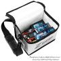 Zeee Lipo Safe Bag Fireproof Explosionproof Bag Large Capacity Lipo Battery Storage Guard Safe Pouch for Charge & Storage(8.46 x 6.5 x 5.71 in )