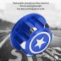 Vbest life Aluminium Alloy Hex Wheel Mount Nuts, 4pcs Metal 17mm Hex Wheel Nut RC Spare Part Replacement Compatible with X-MAXX Summit Traxxas RC Car(Mazarine)