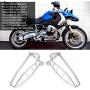 Turn Indicator Protector for F650GS F700 GS S1000R, Motorcycle Metal Turn Signal Light Protector Indicator Guard (Silver)