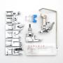 KUNPENG - #5011L-C +001947.70.00 11 PCS Presser feet ATTACHMENTS FIT for BERNINA Old Style Machines 530 730 830 801 930