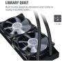 Cooler Master MasterLiquid LC240E RGB Close-Loop AIO CPU Liquid Cooler, 240mm Radiator, Dual Chamber RGB Pump, Dual MF120R RGB Fans, RGB Lighting for AMD Ryzen/Intel LGA1151