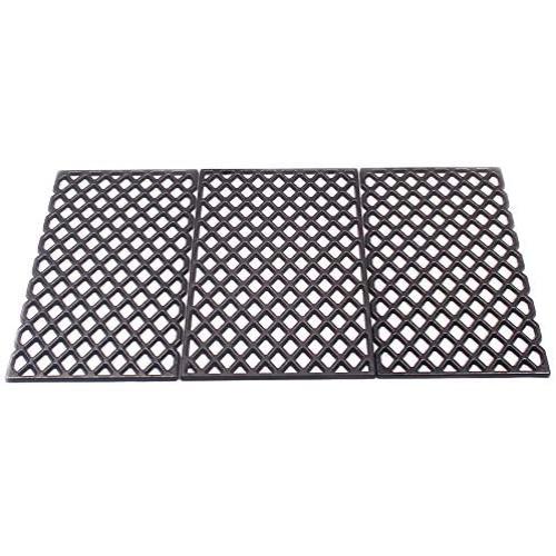 Unifit 19.4 Inch Diamond Pattern Porcelain Enamel Coated Cast Iron Sear Grate Grid Cooking Replacement Parts for Traeger and Pit Boss Pellet Grills (Traeger 34 and Pit Boss 1000XL 1100pro Series)