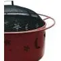 Landmann 28335 Big Sky Stars and Moons Fire Pit, Georgia Clay, 12.5-inches Deep