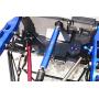 GPM Losi 1:10 Baja Rey / Rock Rey Upgrade Parts Aluminum & Steel Rear CVD Drive Shaft - 1Pc Set Silver