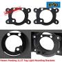 EAG Stubby Front Bumper with Stinger Hoop and Fog Light Hole Fit for 18-21 Wrangler JL