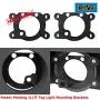 EAG Stubby Front Bumper with Stinger Hoop and Fog Light Hole Fit for 18-21 Wrangler JL
