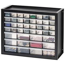 IRIS USA 44 Drawer Parts and Hardware Cabinet, Black