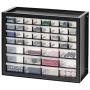 IRIS USA 44 Drawer Parts and Hardware Cabinet, Black