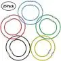 25pcs Wire Keychains, SENHAI Key Ring 2mm Cable Loops 6'' and 8.7 inches Stainless Steel Gear for Hanging Luggage Tag, Keyrings and ID Tag Keepers 25pcs Wire Keychains, SENHAI Key Ring 2mm Cable Loops 6'' and 8.7 inches Stainless Steel Gear for Hanging Luggage Tag, Keyrings and ID Tag Keepers