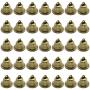 Favordrory 35PCS 38mm/1.5inch Vintage Bronze Jingle Bells, Craft Bells for Dog Potty Training, Housebreaking, Making Wind Chimes, Christmas Bell and etc