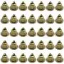 Favordrory 35PCS 38mm/1.5inch Vintage Bronze Jingle Bells, Craft Bells for Dog Potty Training, Housebreaking, Making Wind Chimes, Christmas Bell and etc Favordrory 35PCS 38mm/1.5inch Vintage Bronze Jingle Bells, Craft Bells for Dog Potty Training, Housebreaking, Making Wind Chimes, Christmas Bell and etc