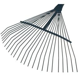 Bully Tools 92312 Leaf and Thatching Rake with Fiberglass Handle and 24 Spring Steel Tines