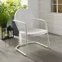 Crosley Furniture Griffith Metal Outdoor Chair - White Crosley Furniture Griffith Metal Outdoor Chair - White