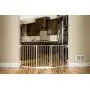 Regalo 76 Inch Super Wide Configurable Baby Gate, 3-Panel, Includes Wall Mounts and Hardware