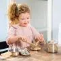 New Classic Toys Wooden Metal Pan Set Pretend Play Toy for Kids Cooking Simulation Educational Toys and Color Perception Toy for Preschool Age Toddlers Boys Girls New Classic Toys Wooden Metal Pan Set Pretend Play Toy for Kids Cooking Simulation Educational Toys and Color Perception Toy for Preschool Age Toddlers Boys Girls