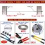 Muzata Stemball Swage Dead Ends Paired Threaded Stud Tension End Fitting Terminal for 1/8'' Cable Railing,Hand Crimp Fixed Tensioner,Stainless Steel T316 20PCS CR24,Series CA1 CD1 CS1 CD2 CS2 CV1