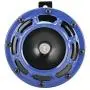 Novelbee 12V 110db Electric Super Horn with Bracket,High Tone and Low Tone Metal Twin Horn Kit for Boat,Car,Truck,Motorcycle (Blue)