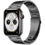 [Upgraded] Wolait Compatible with Apple Watch Band 44mm 42mm , Ultra Thin Solid Stainless Steel Band for Apple iWatch SE Series 6/5/4/3/2/1 Men Women -Space Gray