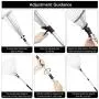 Buyplus Adjustable Garden Leaf Rake - 24 to 63 Inch Telescopic Metal Rake, Expandable Folding Leaves Rake for Lawn Yard, Flowers Beds and Roof Buyplus Adjustable Garden Leaf Rake - 24 to 63 Inch Telescopic Metal Rake, Expandable Folding Leaves Rake for Lawn Yard, Flowers Beds and Roof